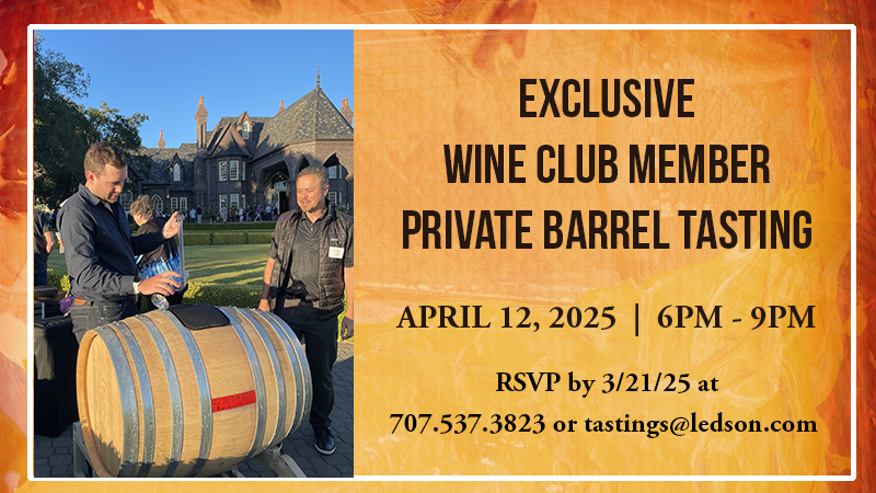 Exclusive Wine Club Member Private Barrel Tasting