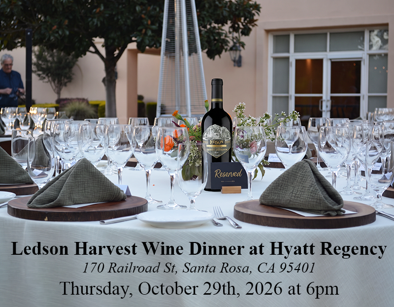 Ledson Harvest Wine Dinner at Hyatt